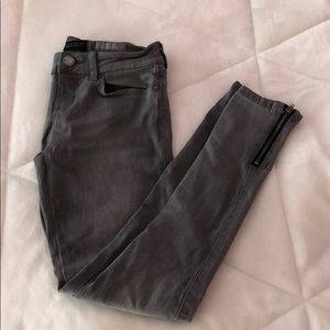 Aeropostale Grey Ankle Jegging Jeans